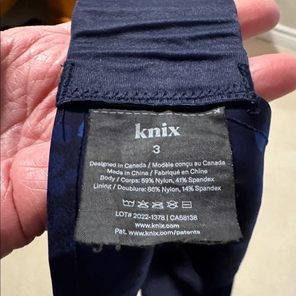 Knix Women's Catalyst Sports Bra Cobalt Blue Colour. S3 - Picture 6 of 6